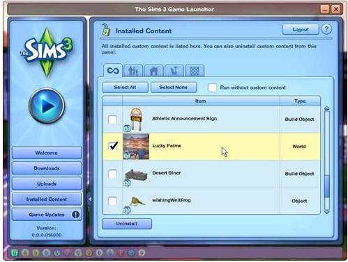 sims 3 launcher. скачать